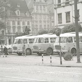 Autobusy na wrocławskim Rynku