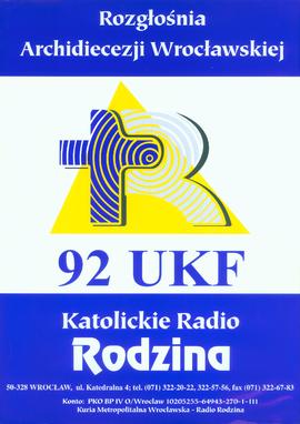 Katolickie Radio Rodzina: 92 UKF