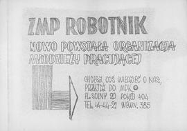 ZMP "Robotnik" Nowo powstała organizacja młodzieży pracującej