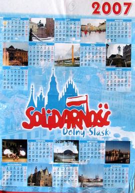 Solidarność Dolny Śląsk: kalendarz 2007