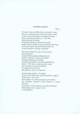 Zbiór wierszy i opowiadań autorstwa Jerzego Bandera