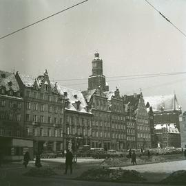 Wrocławski rynek zimą