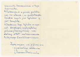 List księdza do arcybiskupa Kominka