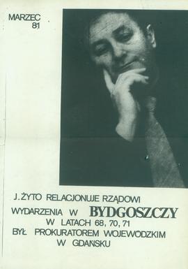 J. Żyto relacjonuje rządowi wydarzenia w Bydgoszczy - w latach 68, 70, 71 był prokuratorem wojewó...