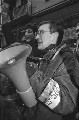 Demonstracja w rocznicę stanu wojennego 1988