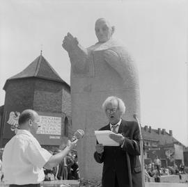Odsłonięcie pomnika Papieża Jana XXIII