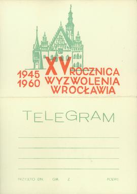 XV rocznica wyzwolenia Wrocławia