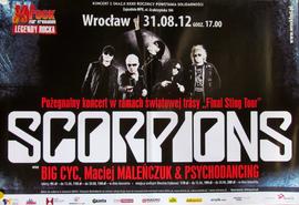 Scorpions: pożegnalny koncert w ramach światowej trasy "Final Sting Tour": Wrock for Fr...