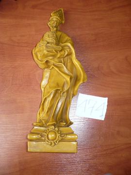 Figura św. Ambrożego z ulem