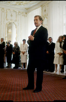 Prezydent Vaclav Havel na Hradczanach