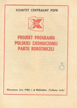 Projekt programu Polskiej Zjednoczonej Partii Robotniczej