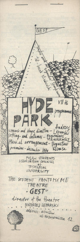 Hyde Park: VII th programme
