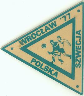 Mecz Polska - Szwecja Wrocław 1977