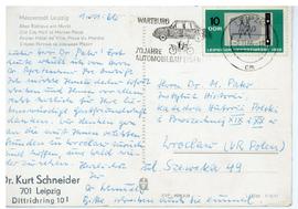 Pocztówka od Kurta Schneidera