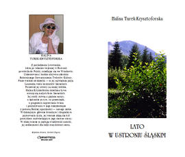 Tomiki poezji: 2009 - LATO W USTRONIU ŚLĄSKIM okładka