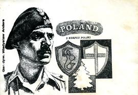 Gen. Władysław Anders / 2 Korpus Polski koperta