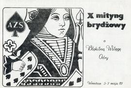 X mityng brydżowy o Błękitną Wstęgę Odry