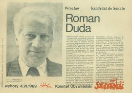 Roman Duda: kandydat do Senatu