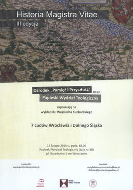 Historia Magistra Vitae: III edycja: 7 cudów Wrocławia i Dolnego Śląska