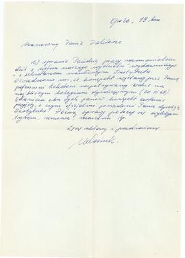 List od Wiesława Lesiuka
