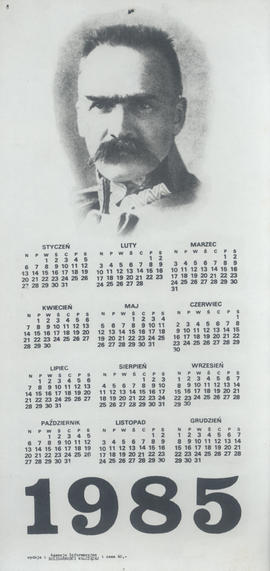 Kalendarz 1985