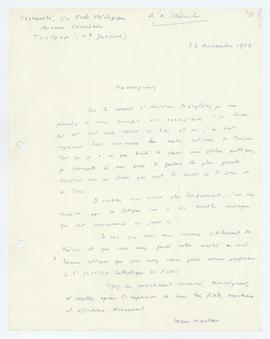 List Jacquesa Martina do arcybiskupa Kominka