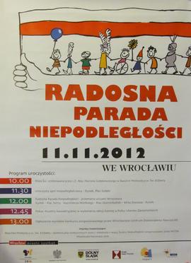 Radosna Parada Niepodległości, 11.11.2012 we Wrocławiu