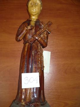 Figurka Św. Franciszka z krzyżem