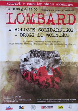Lombard w hołdzie Solidarności - drogi do wolności: koncert w rocznicę stanu wojennego
