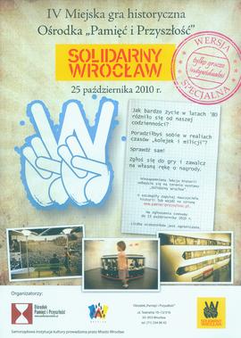 Solidarny Wrocław: IV miejska gra historyczna Ośrodka Pamięć i Przyszłość