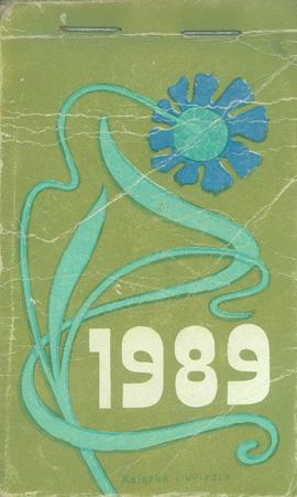 Kalendarz ścienny 1989