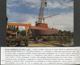 Statki i Okręty zbudowane we Wrocławskiej Stoczni Rzecznej w okresie mojej pracy w Stoczni t. j. ...
