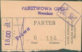 Bilet do opery