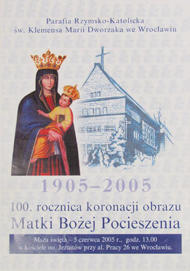 
rocznica koronacji obrazu Matki Bożej Pocieszenia: Parafia Rzymsko-Katolicka św. Klemensa Marii ...