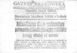 Stanowisko Zarządu Oddziału Stowarzyszenia Dziennikarzy Polskich w Krakowie wobec monopolu medial...