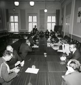 Posiedzenie w sali Ratuszu Wrocławskiego
