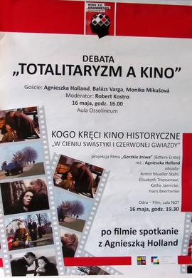 Wiek XX. Anamneses: Festiwal Historyczny: Debata "Totalitaryzm a kino"