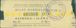 Bilet normalny Ostróda - Iława