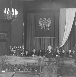 Inauguracyjna sesja nowo wybranej Rady Narodowej miasta Wrocławia