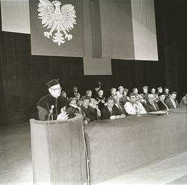 Inauguracja roku akademickiego 1975/1976 na Uniwersytecie Wrocławskim połączona z obchodami jubil...