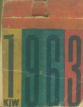 Kalendarz ścienny 1963