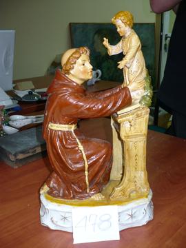 Figurka św. Antoniego Padewskiego z Dzieciątkiem