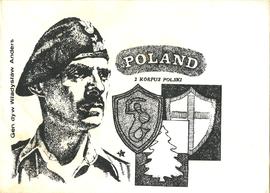 Gen. Władysław Anders / 2 Korpus Polski koperta