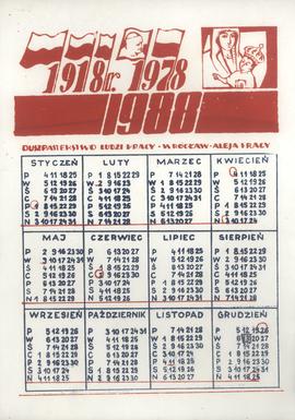 1988: kalendarz