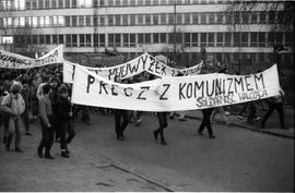 Demonstracja NZS w rocznicę Marca 68