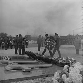 Uroczystość złożenia wieńców na Cmentarzu Żołnierzy Polskich