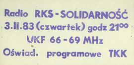 Radio RKS - Solidarność
