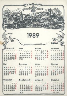Kalendarz 1989