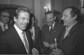 Prezydent Vaclav Havel w Warszawie – 1990