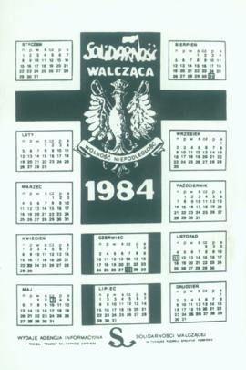 Solidarność Walcząca: kalendarz 1984